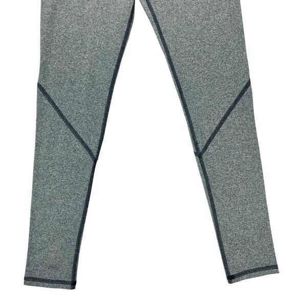 Nike Pro Dri Fit Womens S Heather Gray Ankle Length Stretchy Athleisure Leggings - Picture 3 of 12